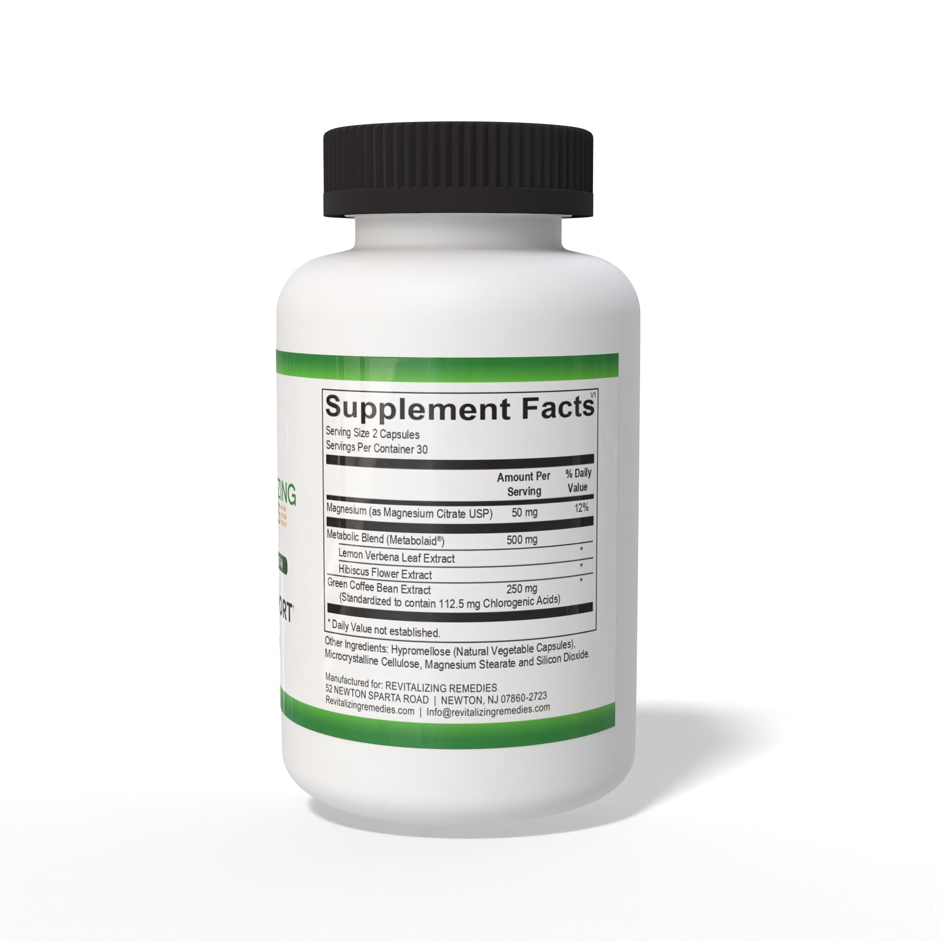Appetite Support Supplement Facts