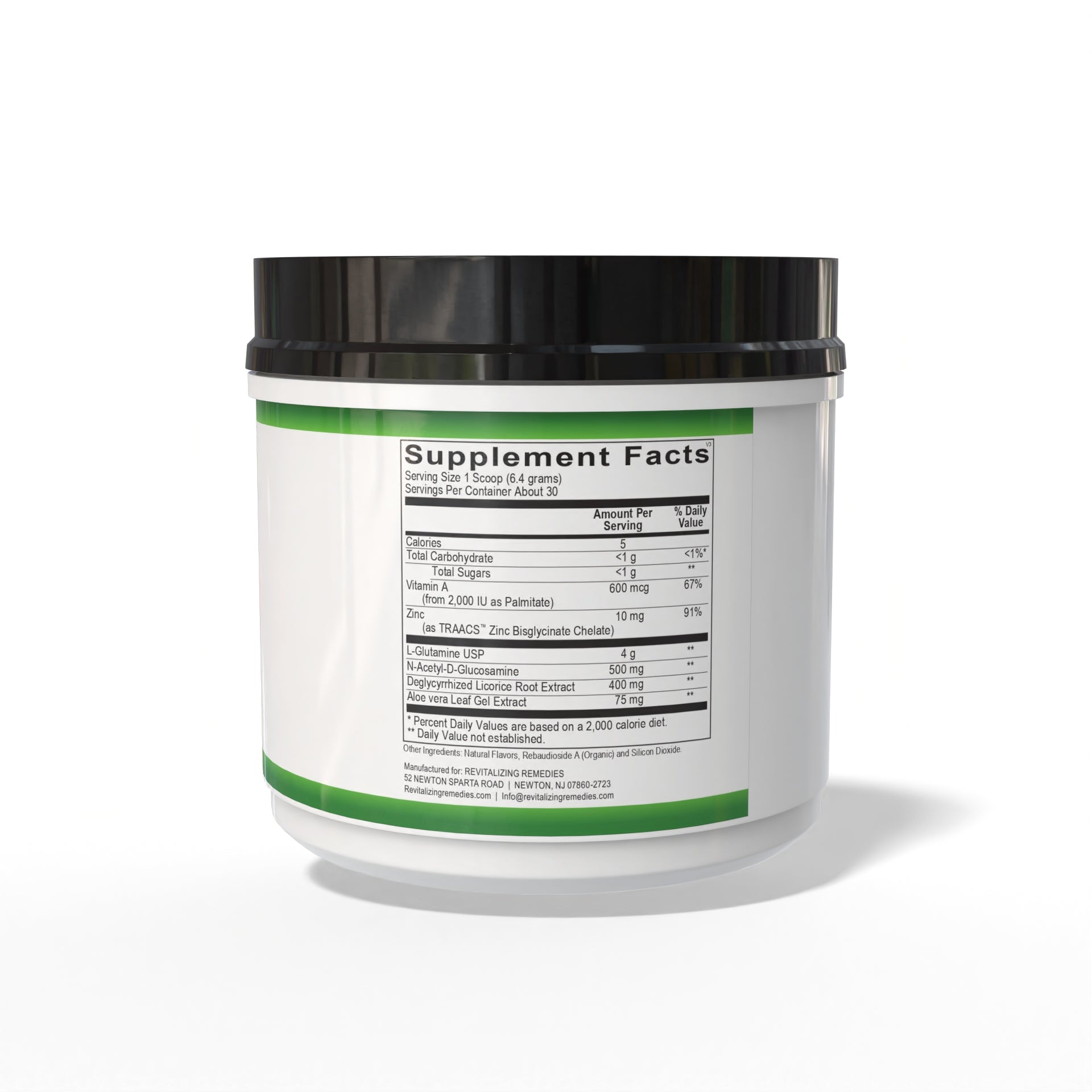 Gastro Guard Shield Vanilla Supplement Facts