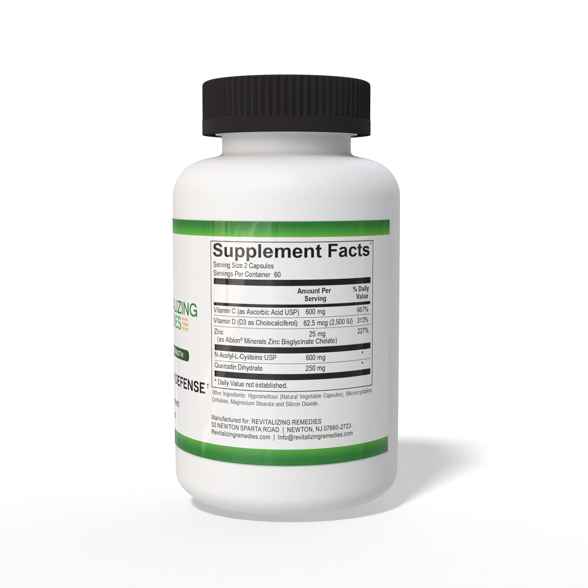 Immune Defense System Supplement Facts