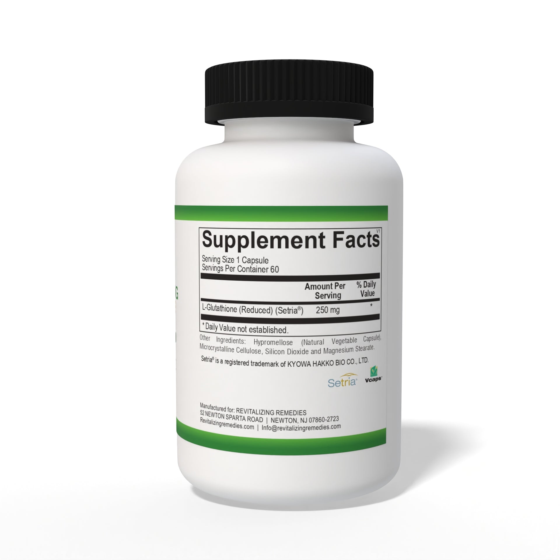 L-Glutathione Supplement Facts