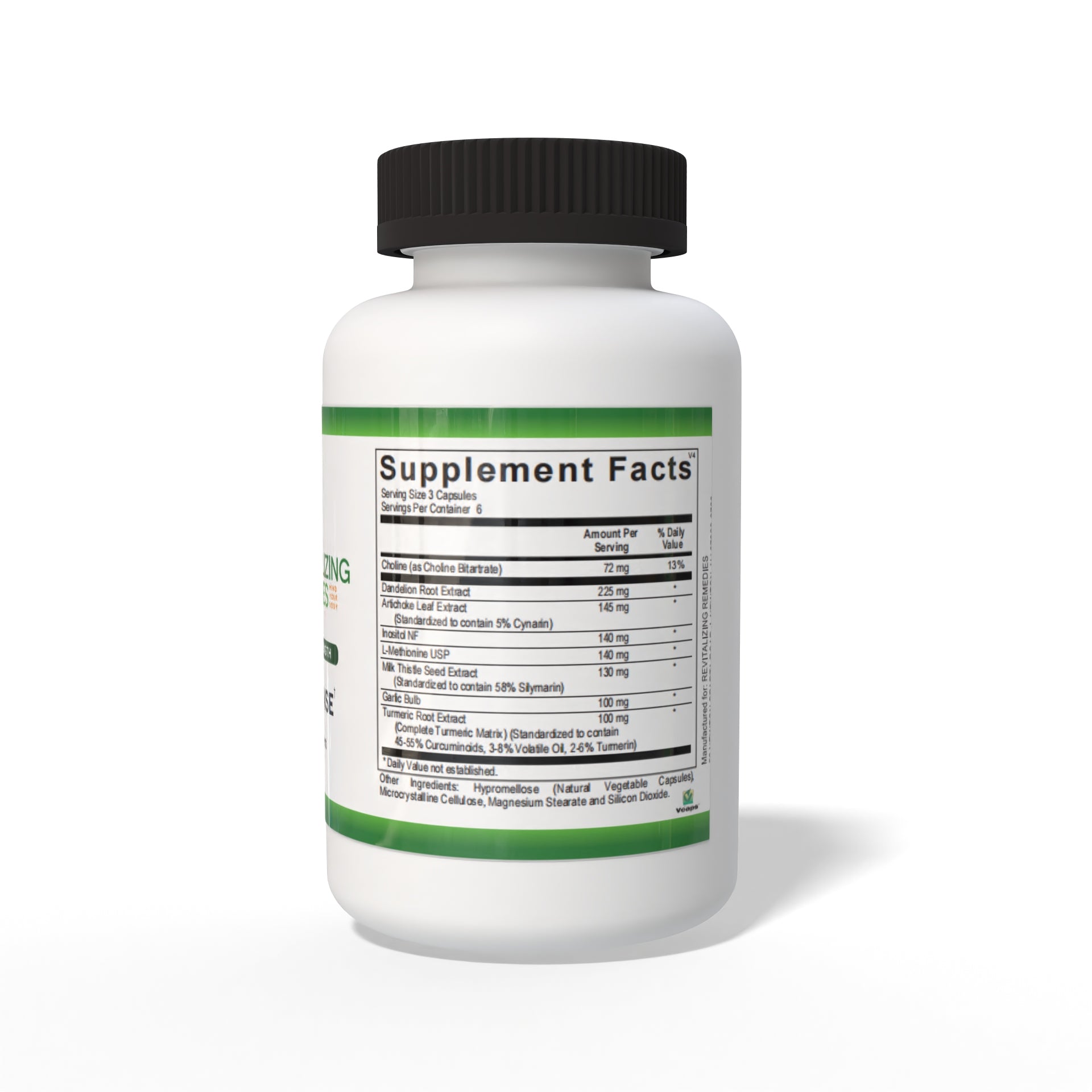 Liver Cleanse Supplement Facts