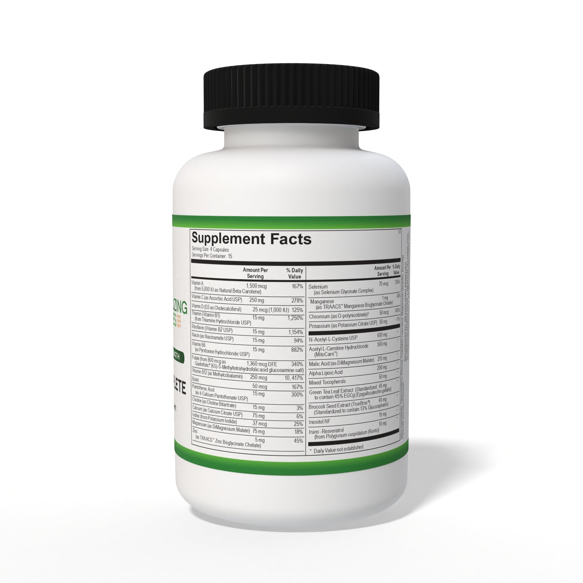 Multi-Complete Supplement Facts