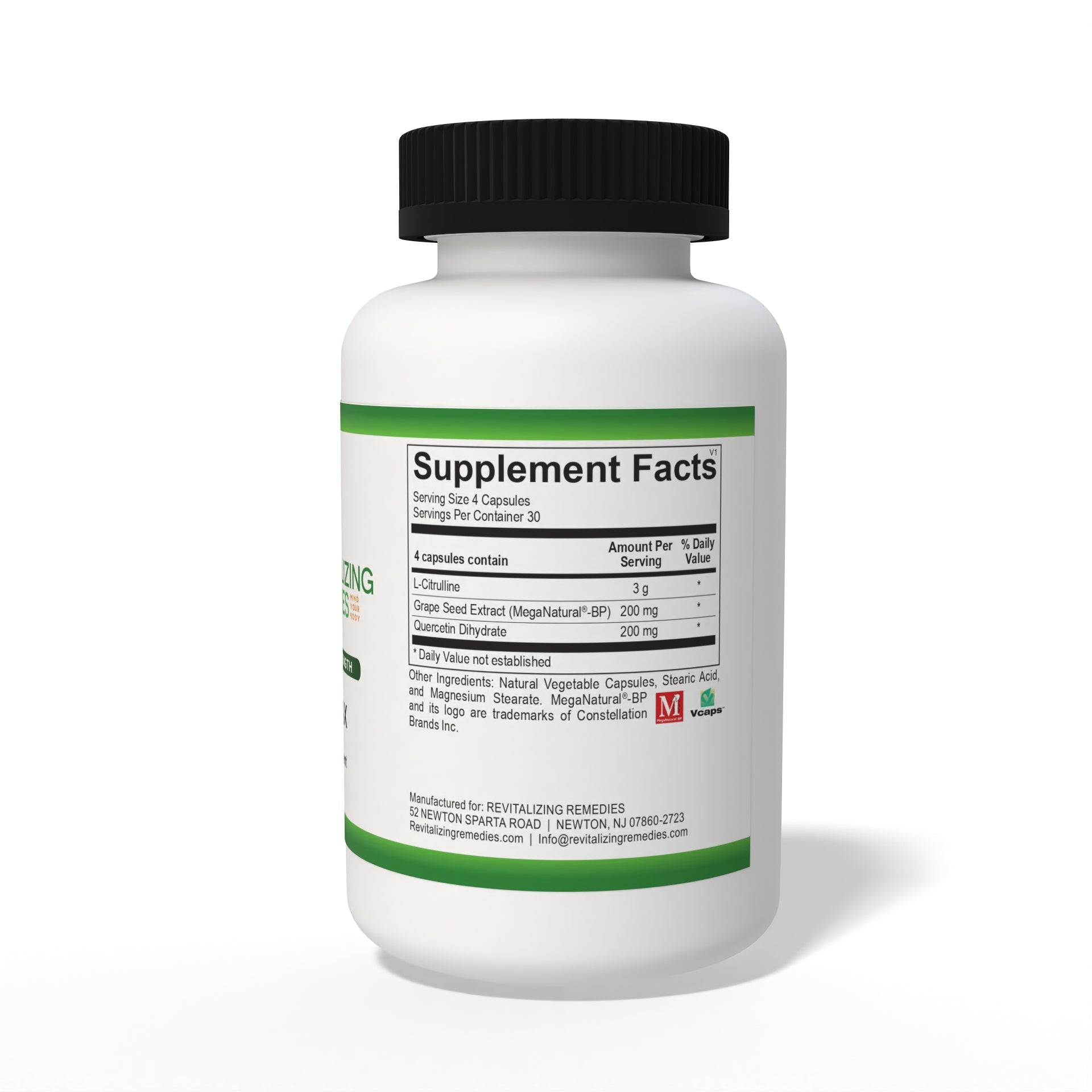 Nitro Max Supplement Facts